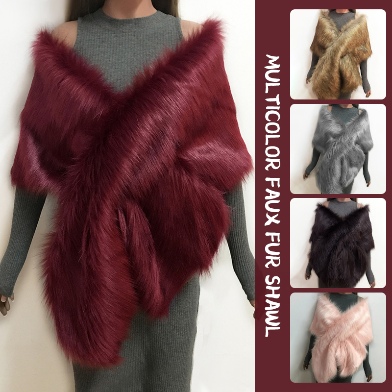 Stole Wedding Shawl - Women Fancy Bridal Wedding Shawl Cape