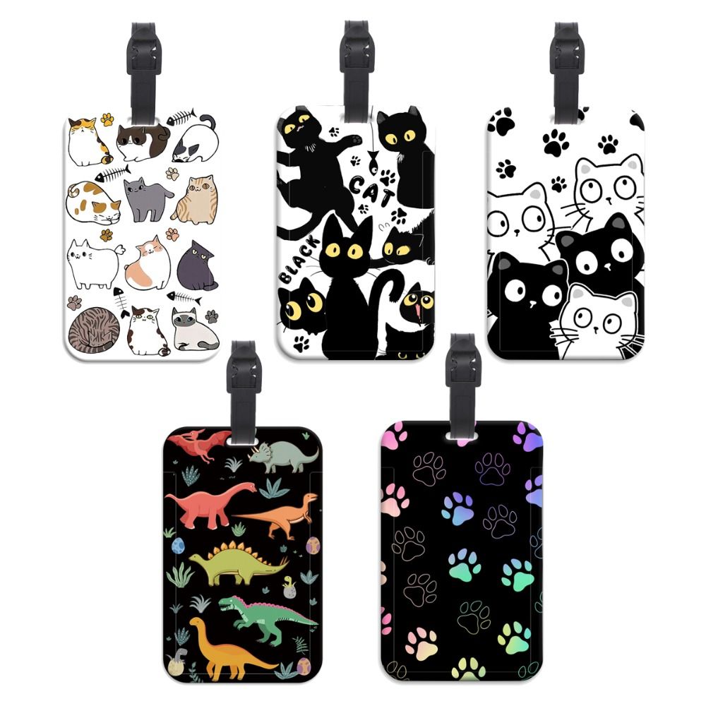 Lanyard Badge Holder - Anti-Lost Listing Plastics Baggage Tag Artistic