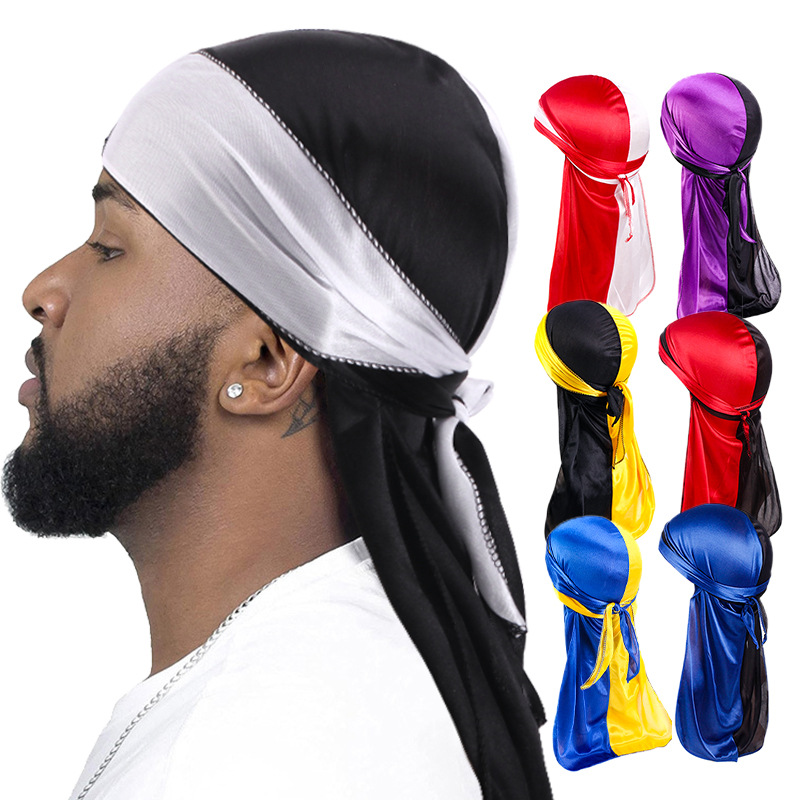 Bandana Doo Rag - New Silky Durag Long Tail Headwraps