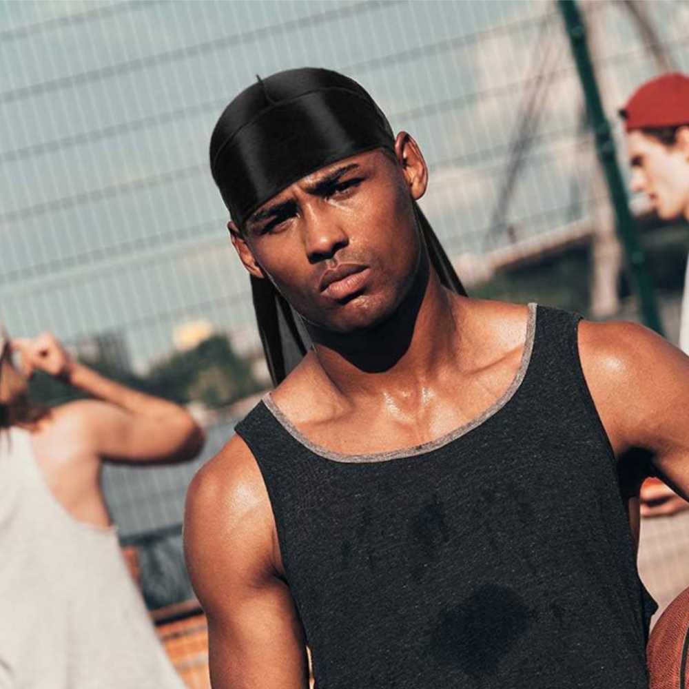 Men's Silk Durag Bonnet Bandan - Bandana Doo Rag recension och pris