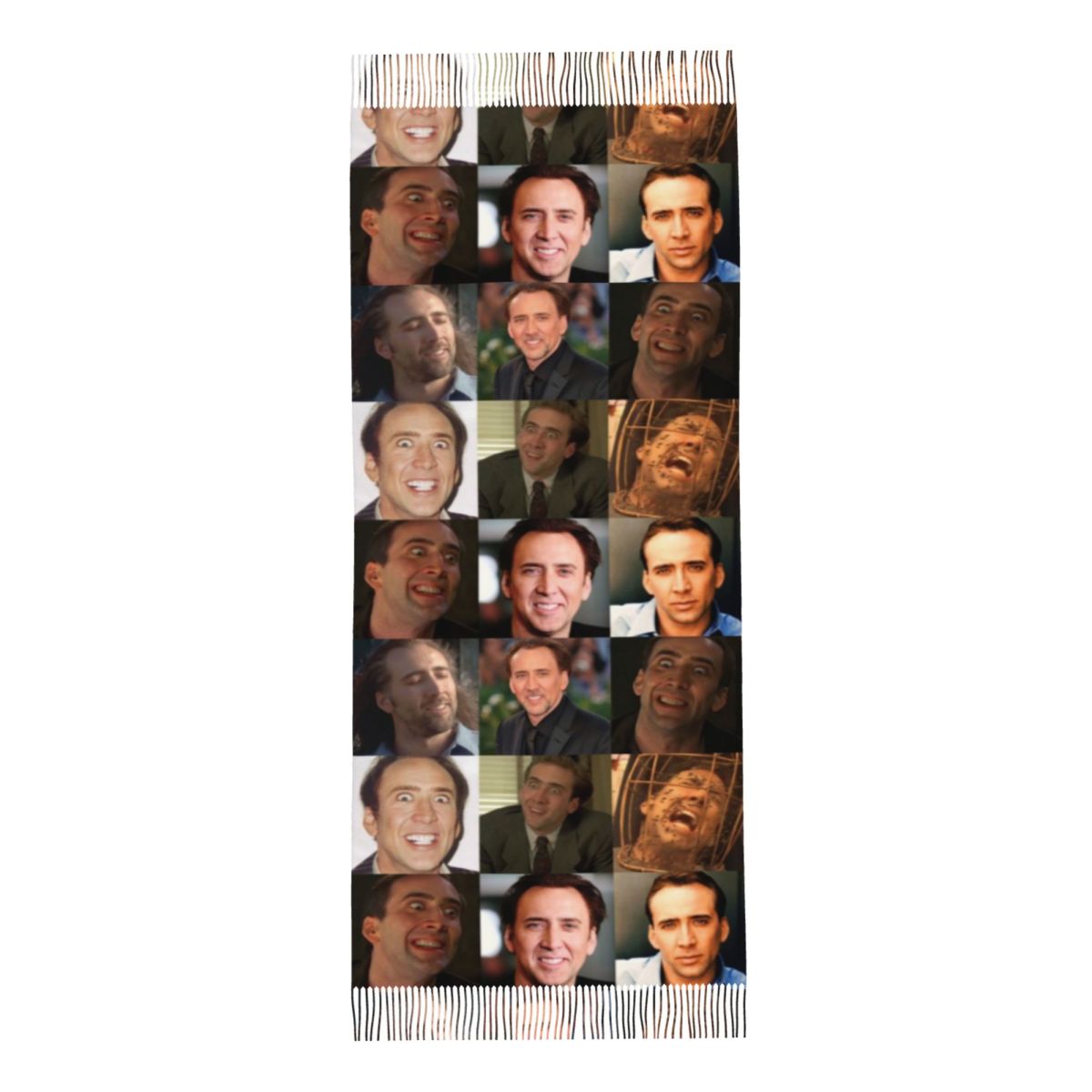 Nicolas Cage Funny Face Meme S - Pashmina Wrap Large recension och pris