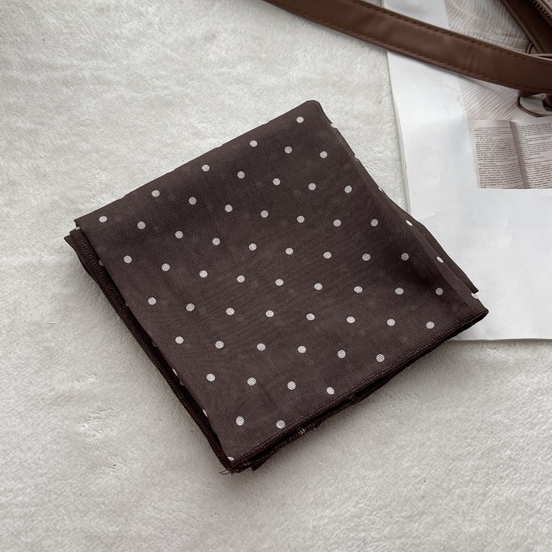 Lady Hair Dot Scarf Female Cot - Bandana Cotton recension och pris