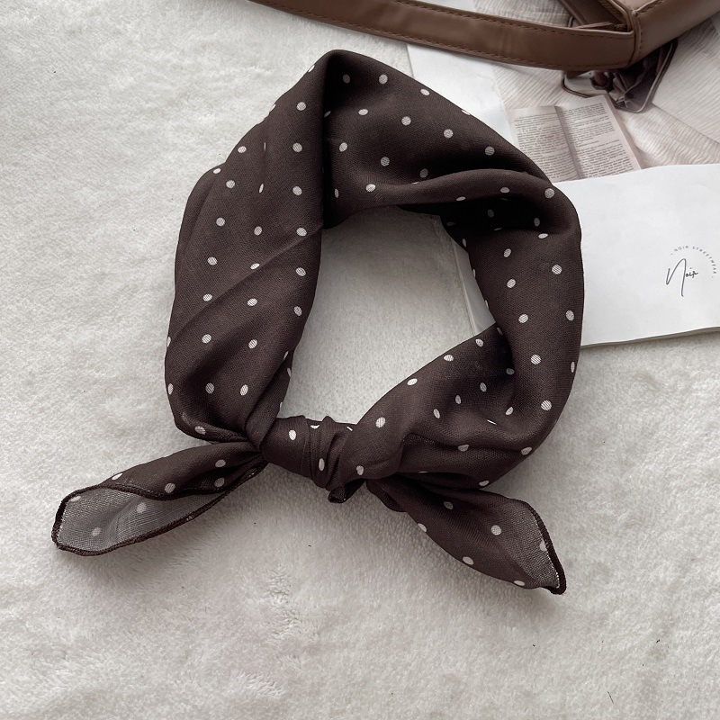 Lady Hair Dot Scarf Female Cot - Bandana Cotton recension och pris
