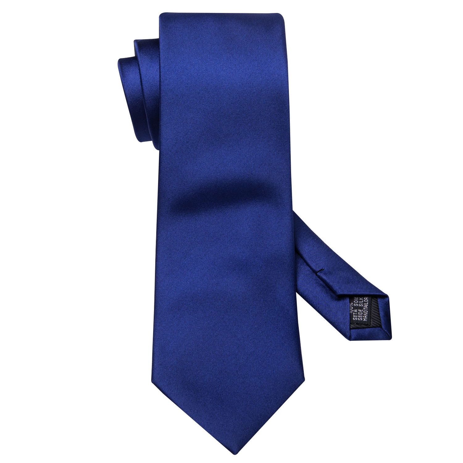 Barry.Wang Navy Royal Sky Blue - Silk Tie Striped recension och pris