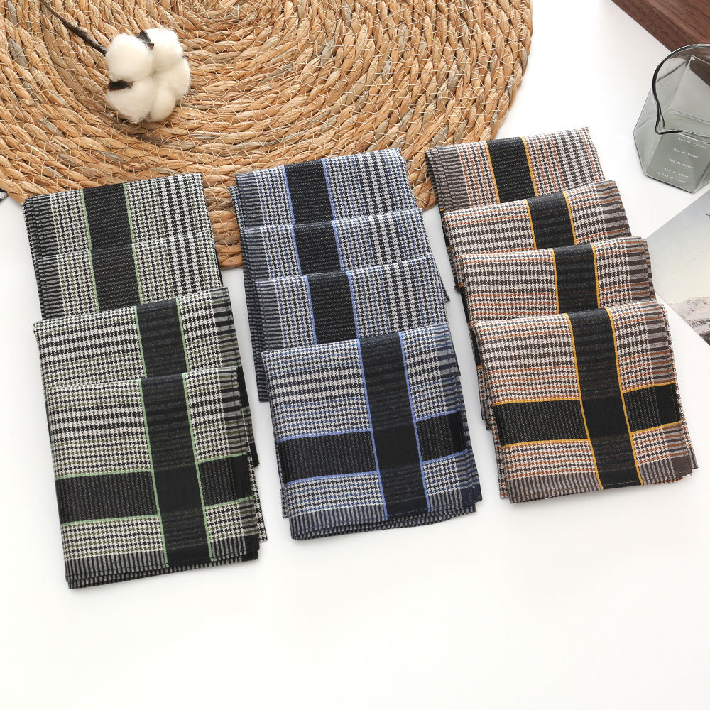 3/6/12 Pcs Men's Pure Cotton H - Handkerchief Cotton Men recension och pris