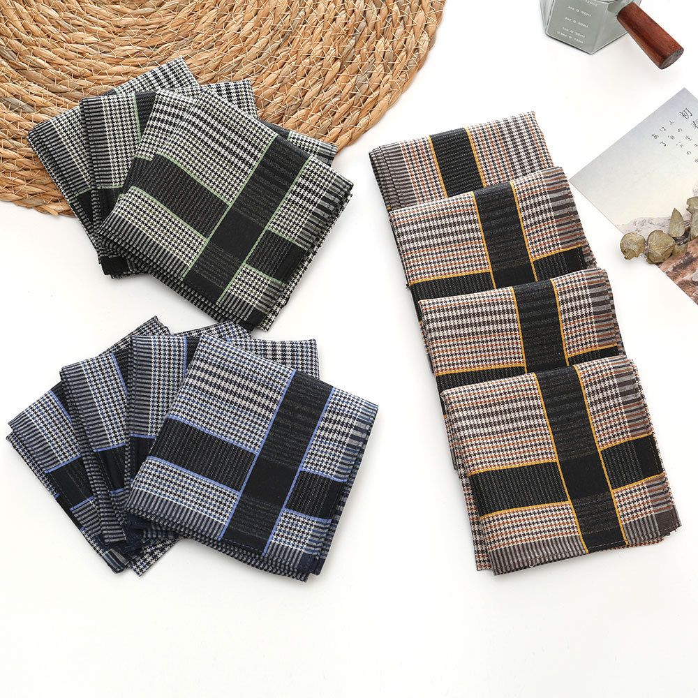 3/6/12 Pcs Men's Pure Cotton H - Handkerchief Cotton Men recension och pris