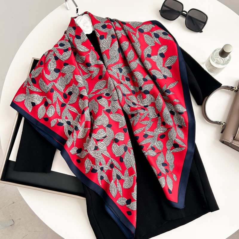 90cm Square Scarf High Quality - Silk Neck Scarf recension och pris