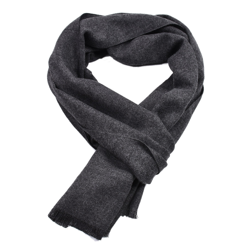 Solid Color Cashmere Scarf Win - Muffler Men Wool recension och pris
