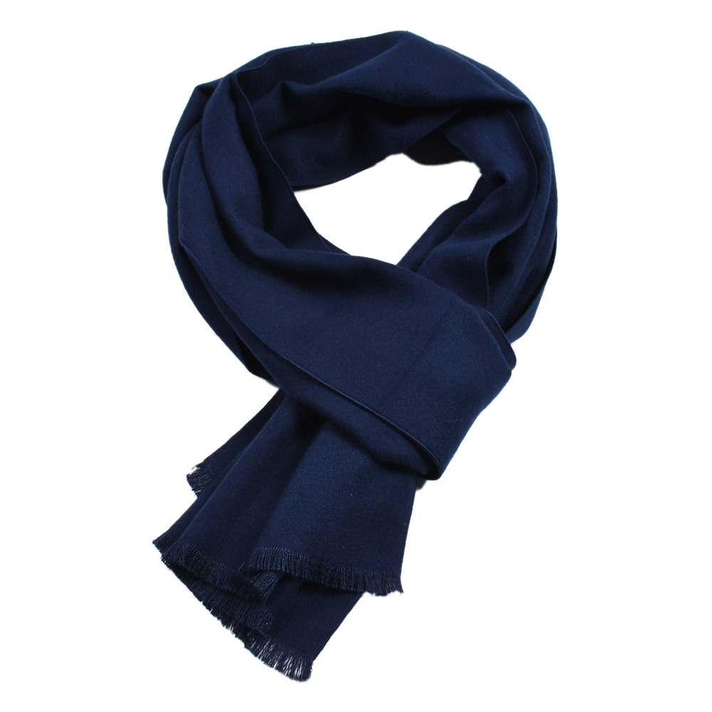 Solid Color Cashmere Scarf Win - Muffler Men Wool recension och pris