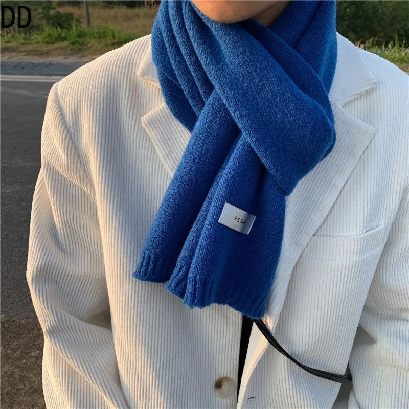 Simple Chic Solid Soft Scarf A - Muffler Men Wool recension och pris