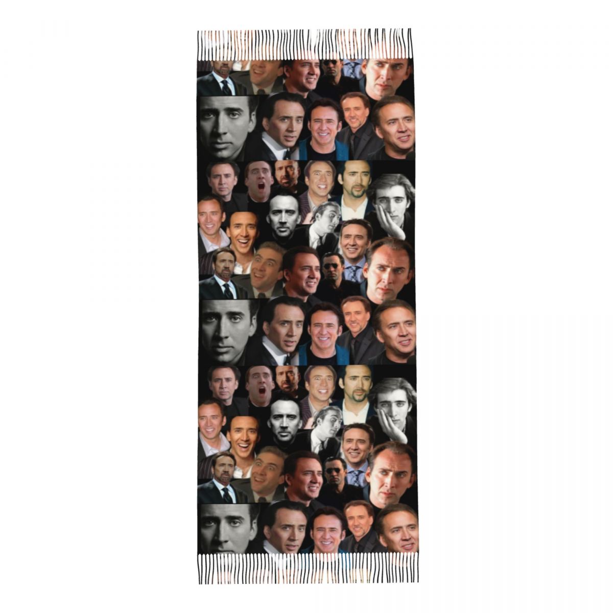 Nicolas Cage Colllage Shawl Wr - Pashmina Wrap Large recension och pris