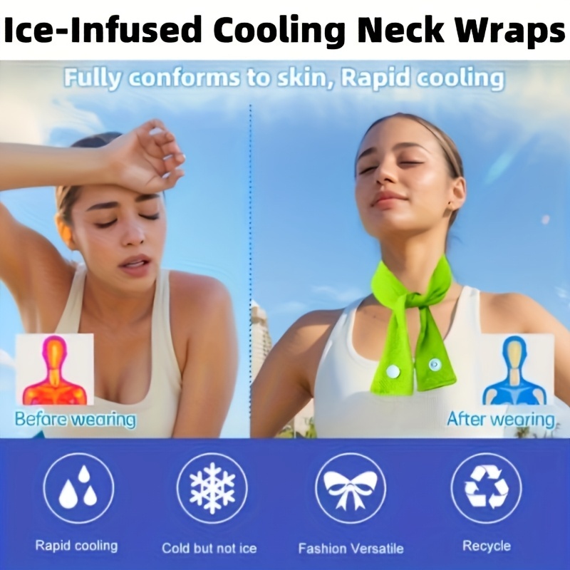 Cooling Neck Gaiter Scarf Band - Silk Neck Scarf recension och pris