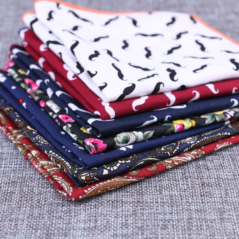 Fashion Cotton Pocket Square F - Handkerchief Cotton Men recension och pris