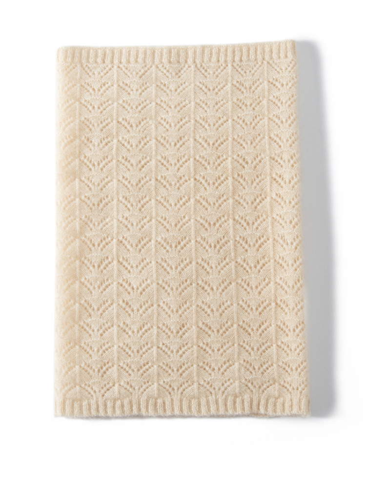 Womens 100% Cashmere Fan Point - Infinity Scarf Knit recension och pris