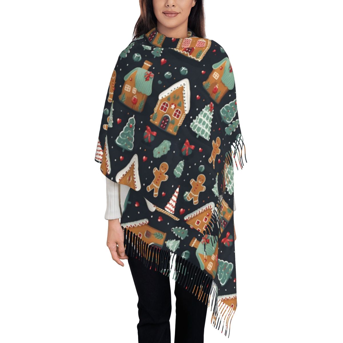 Christmas Delight- Whimsical G - Pashmina Wrap Large recension och pris