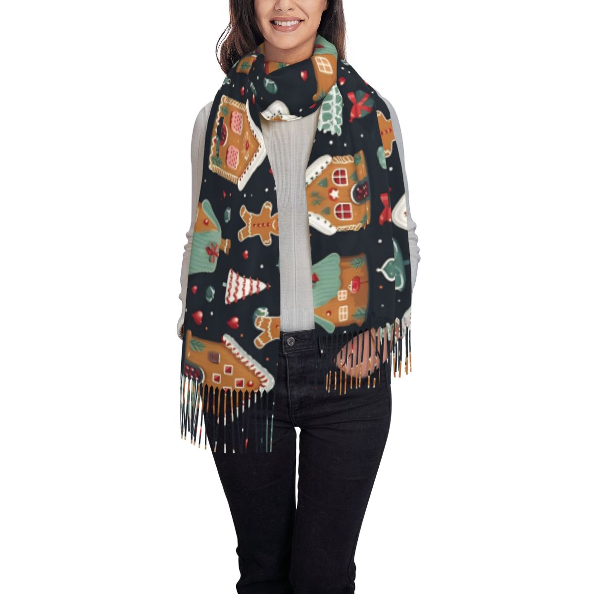 Christmas Delight- Whimsical G - Pashmina Wrap Large recension och pris