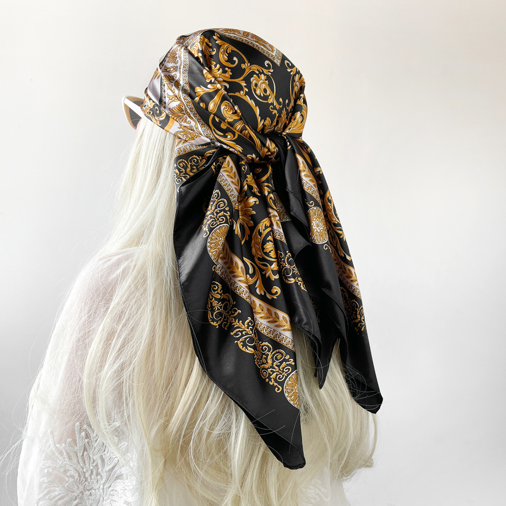 Silk Shawl Satin Square Scarf  - Silk Neck Scarf recension och pris