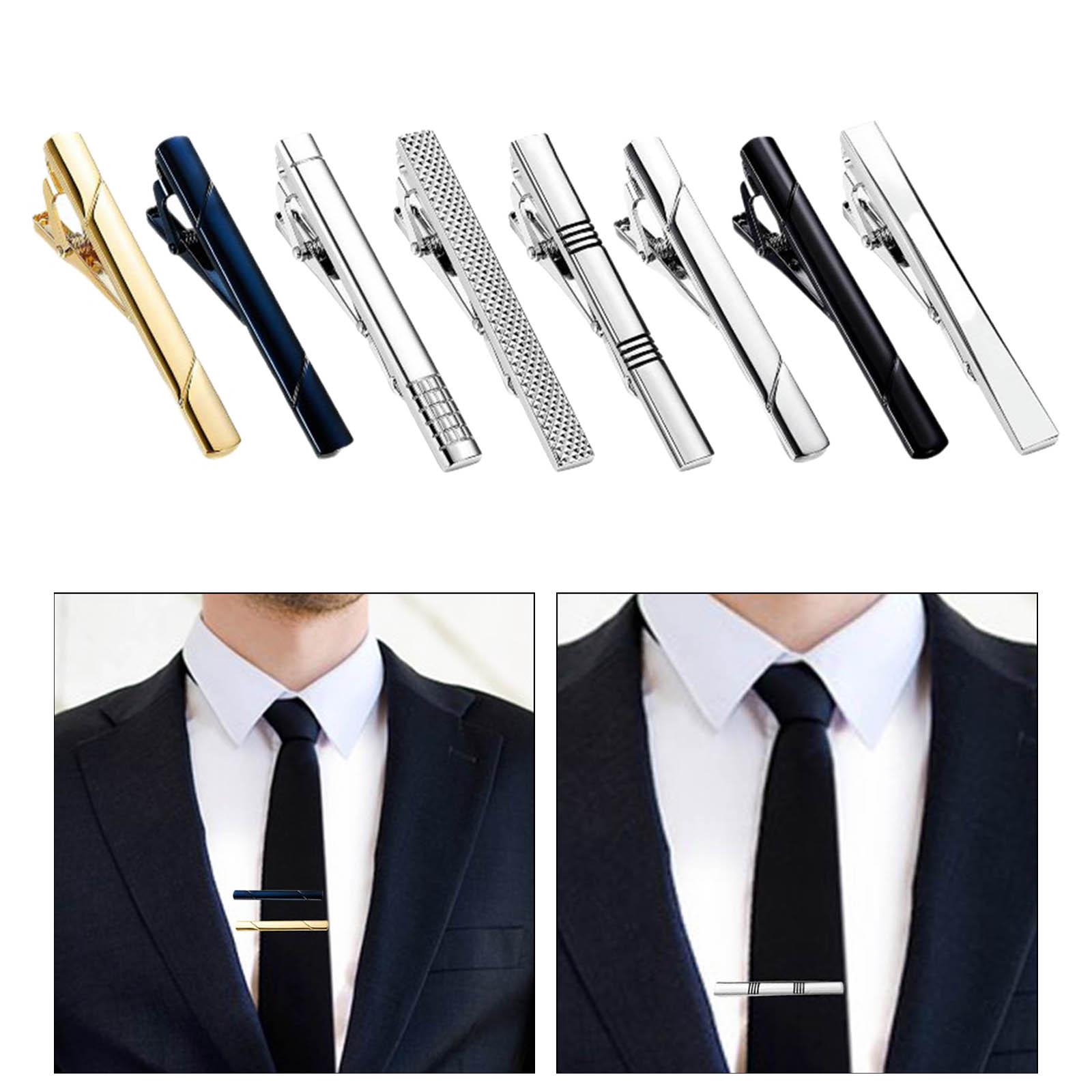 Tie Clips Button Shirt Wedding - Tie Bar Set Gift recension och pris