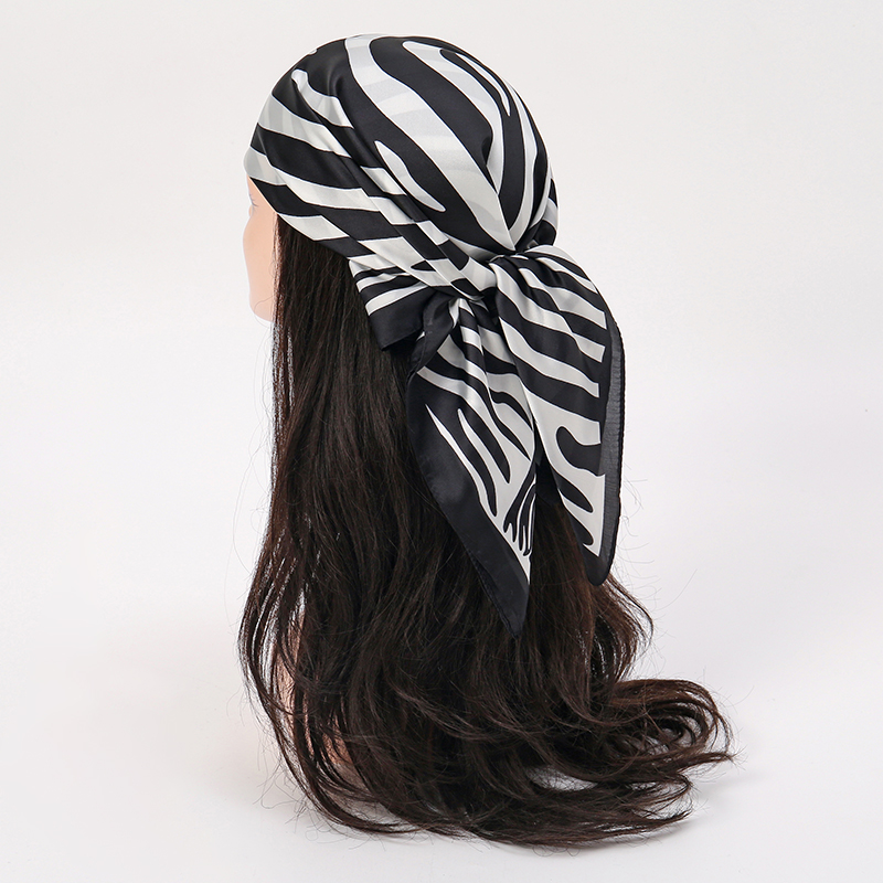 2025 Beach Hijab Stoles Silk S - Silk Tie Striped recension och pris