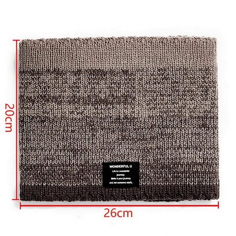 Winter scarf for men fleece ri - Handkerchief Cotton Men recension och pris