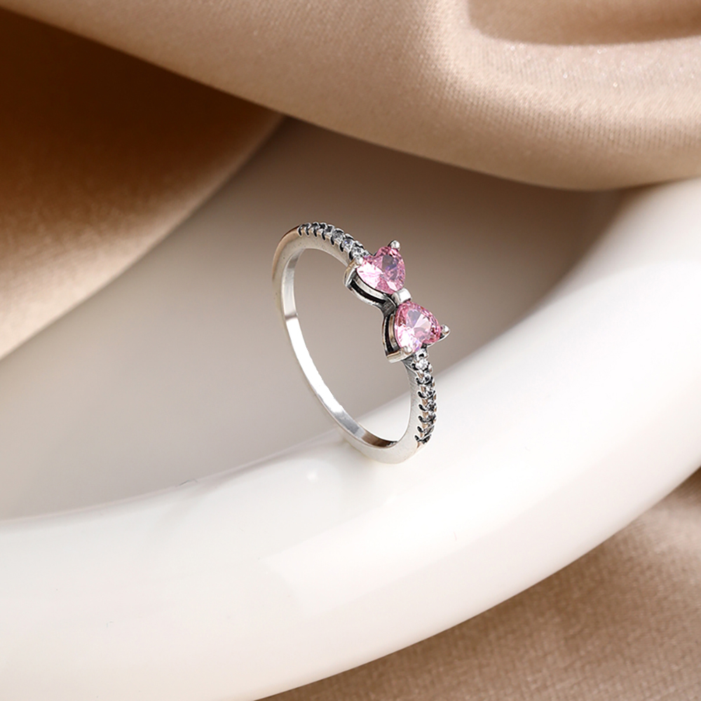 925 Sterling Silver Red Pink W - Tie Clip Silver recension och pris
