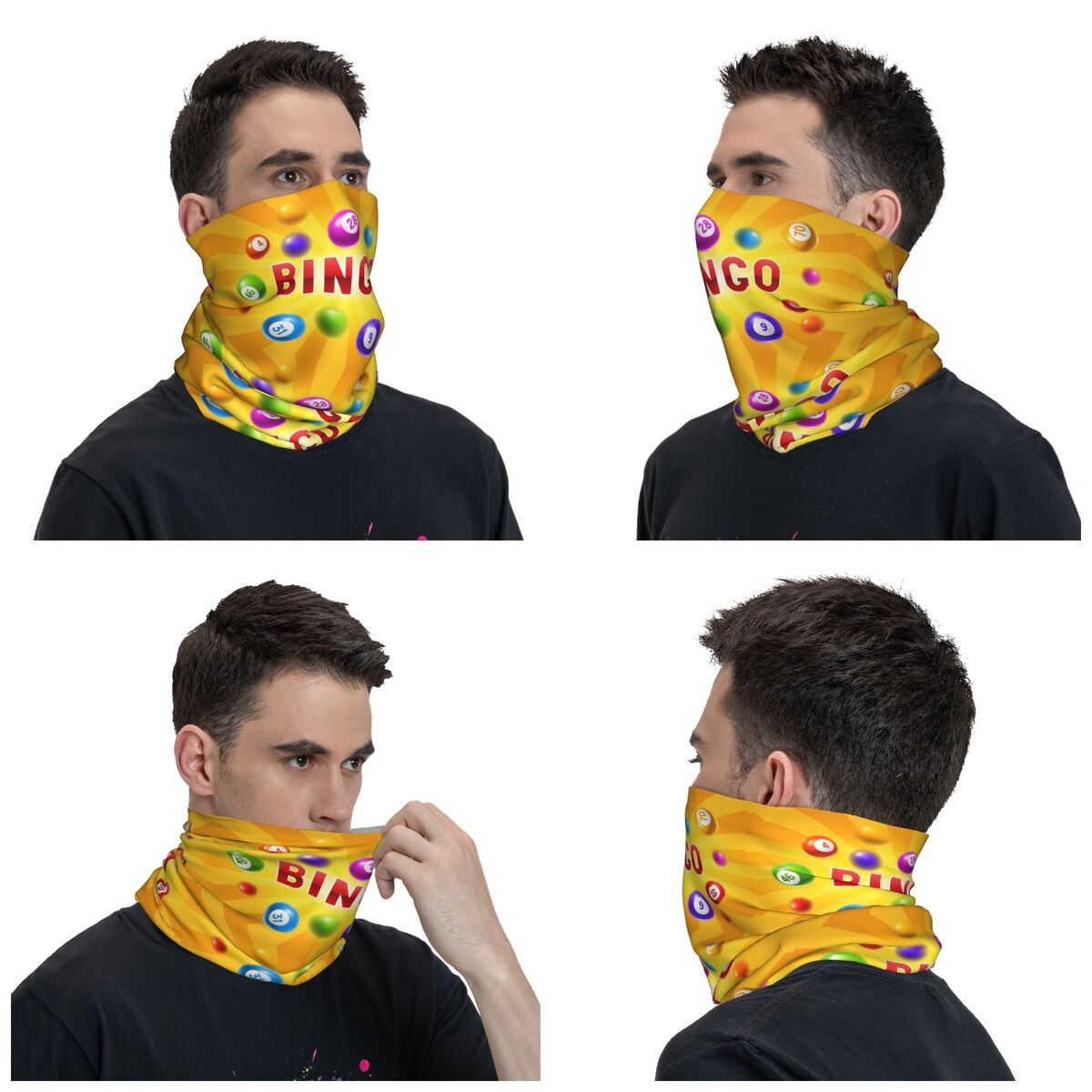 Custom Hot Game Bingo Bandana  - Neck Warmer Tube recension och pris