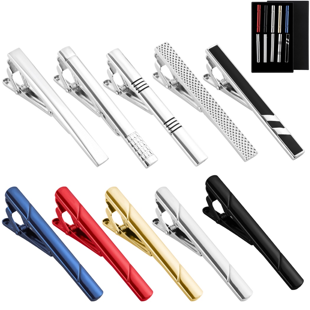 10Pcs Tie Clips Tie Clip Set F - Tie Bar Set Gift recension och pris