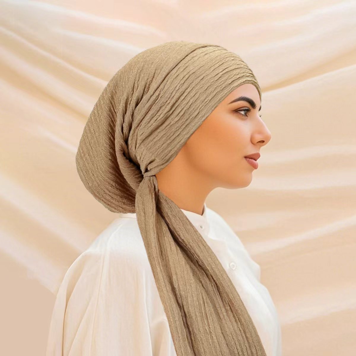 Luxury Spring knot Turban Hat  - Head Wrap Turban recension och pris