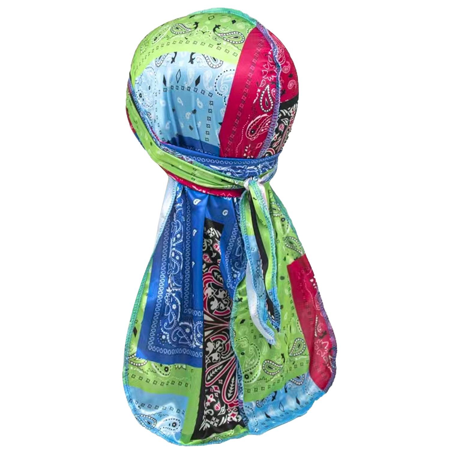 Paisley Printing Silky Durags  - Bandana Doo Rag recension och pris