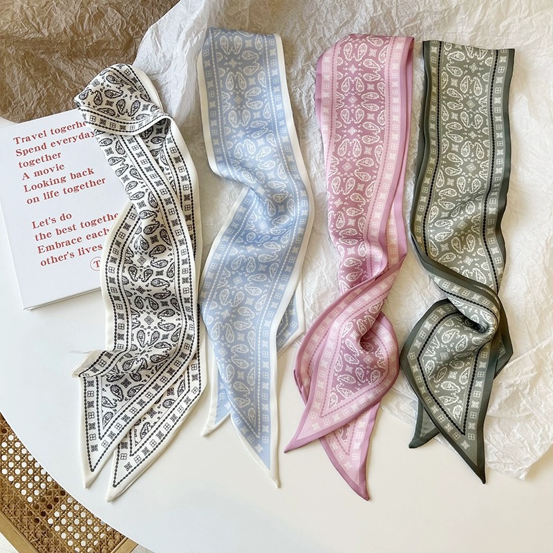 Set Series Silk Satin Scarf Wo - Ascot Neck Scarf recension och pris