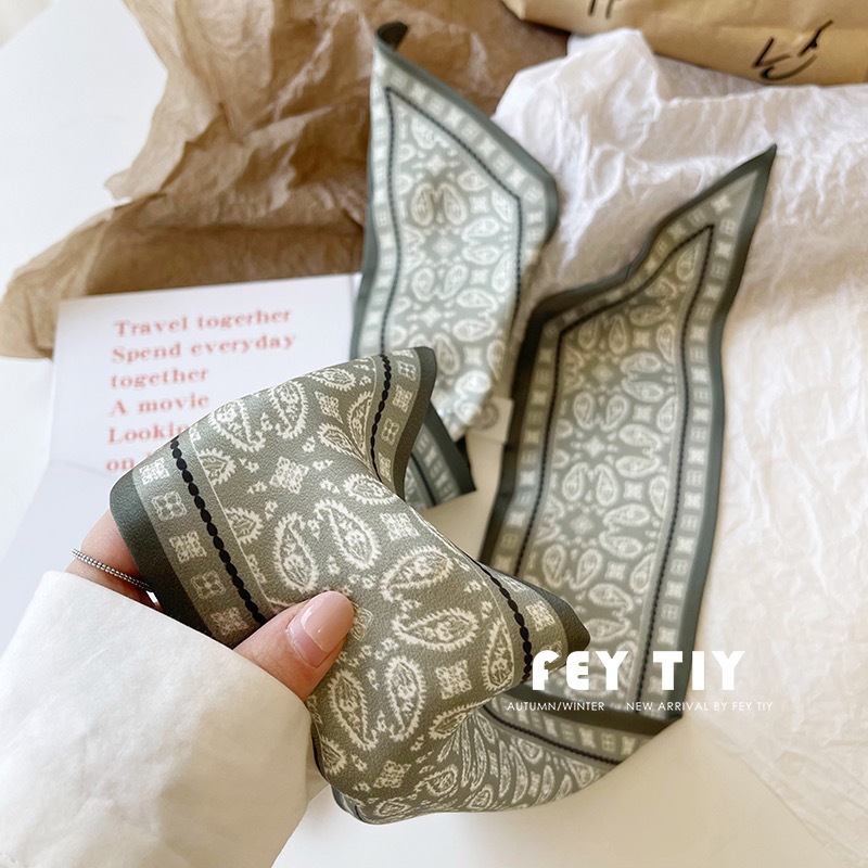 Set Series Silk Satin Scarf Wo - Ascot Neck Scarf recension och pris