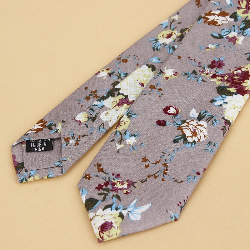 Brand New Floral Tie for Men's - Skinny Tie Men recension och pris