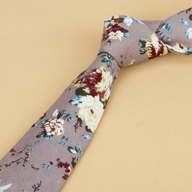 Brand New Floral Tie for Men's - Skinny Tie Men recension och pris