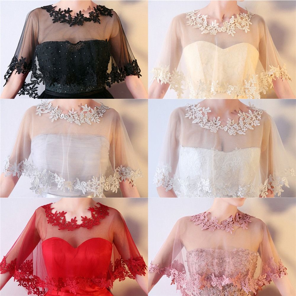 Women Party Bridal Casual Lace - Stole Wedding Shawl recension och pris
