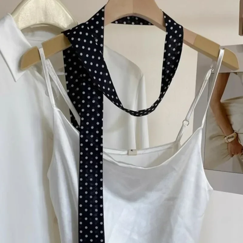 Leopard Print Scarf Retro Polk - Silk Tie Striped recension och pris