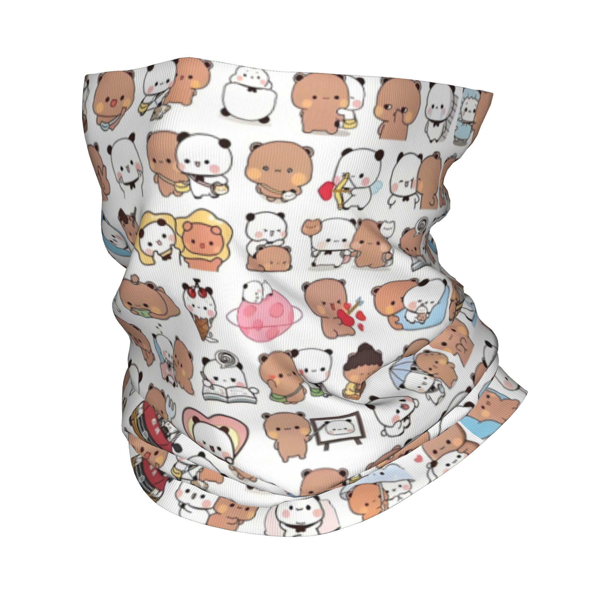 Custom Bear Cartoon Peach And  - Neck Warmer Tube recension och pris