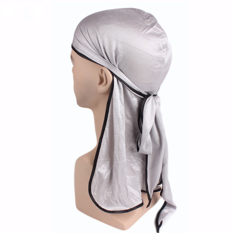 Breathable Men's Silky Satin K - Bandana Doo Rag recension och pris