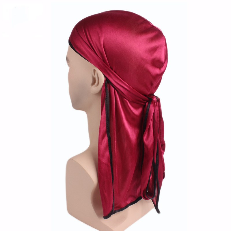 Breathable Men's Silky Satin K - Bandana Doo Rag recension och pris