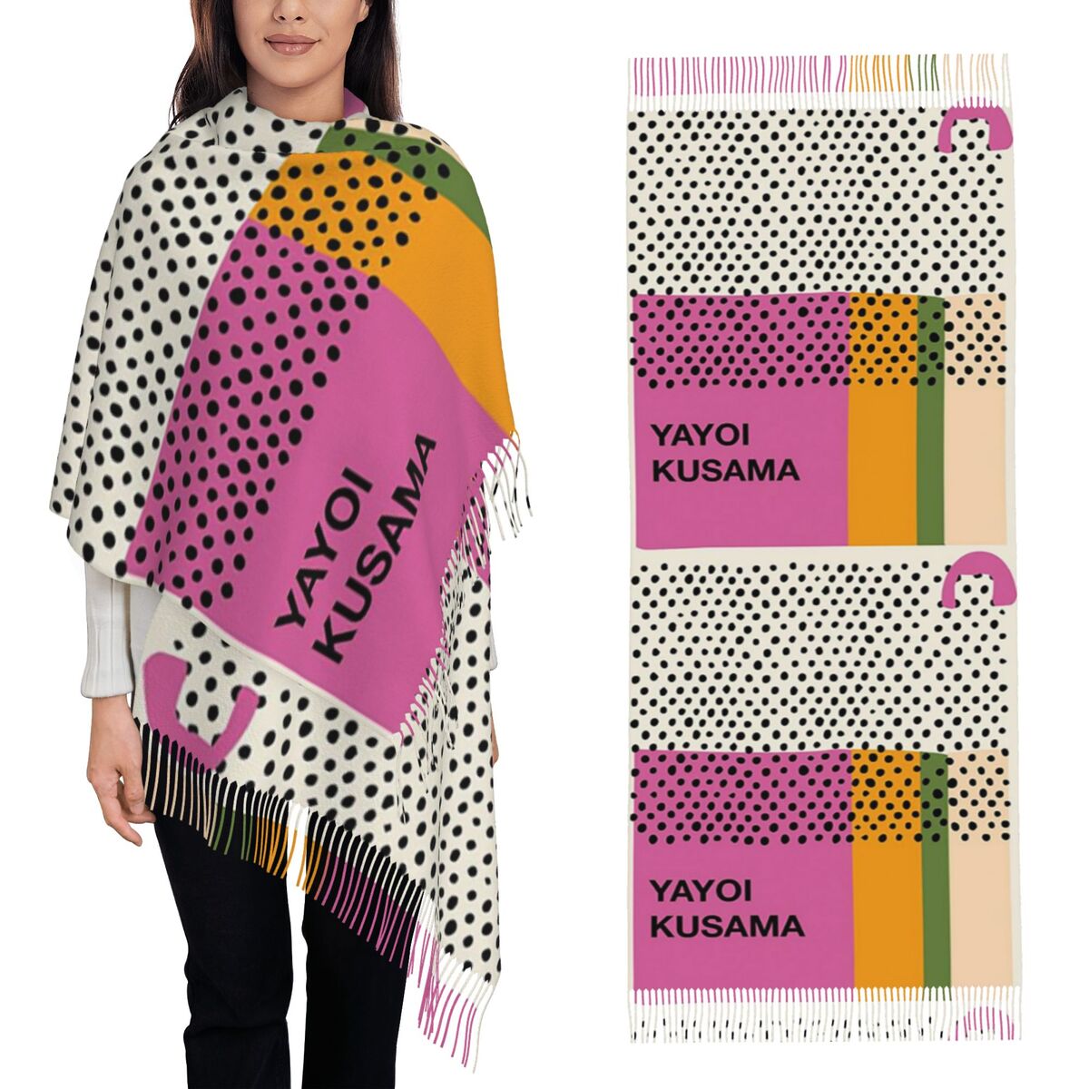 Luxury Yayoi Kusama Infinity D - Infinity Scarf Knit recension och pris