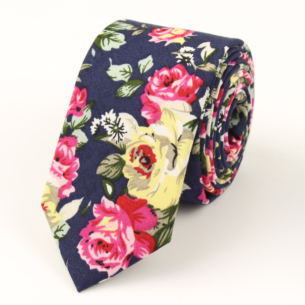 Cotton Men's Colourful Tie Tie - Skinny Tie Men recension och pris