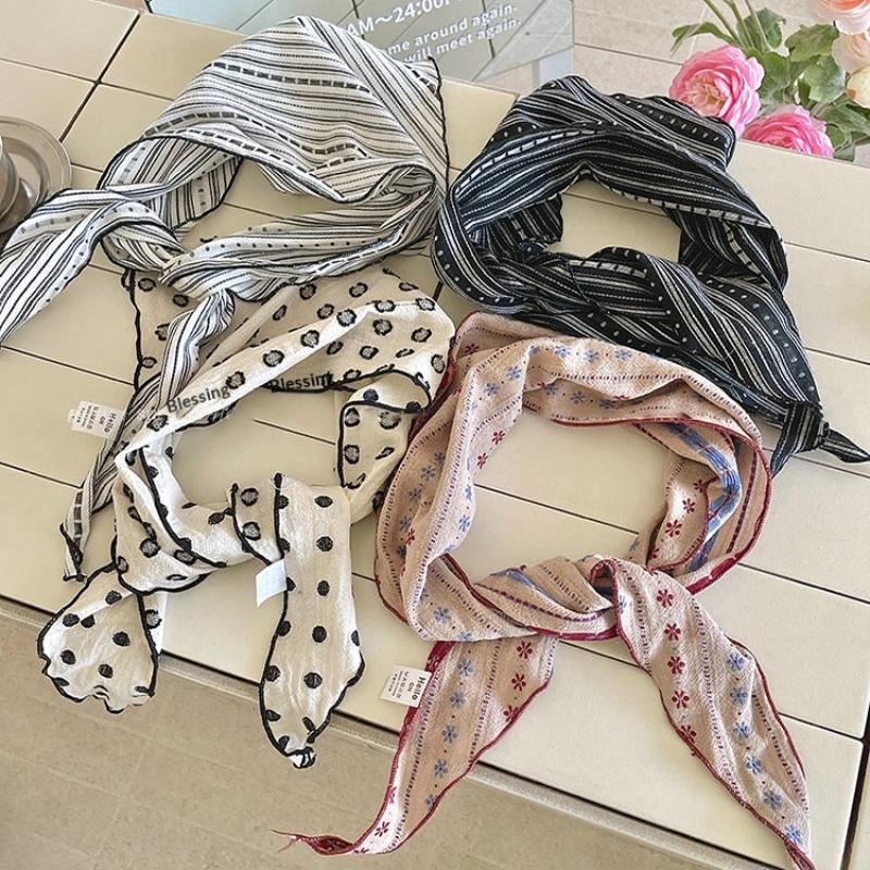 *1Pcs Soft Cotton Linen Triang - Bandana Cotton recension och pris