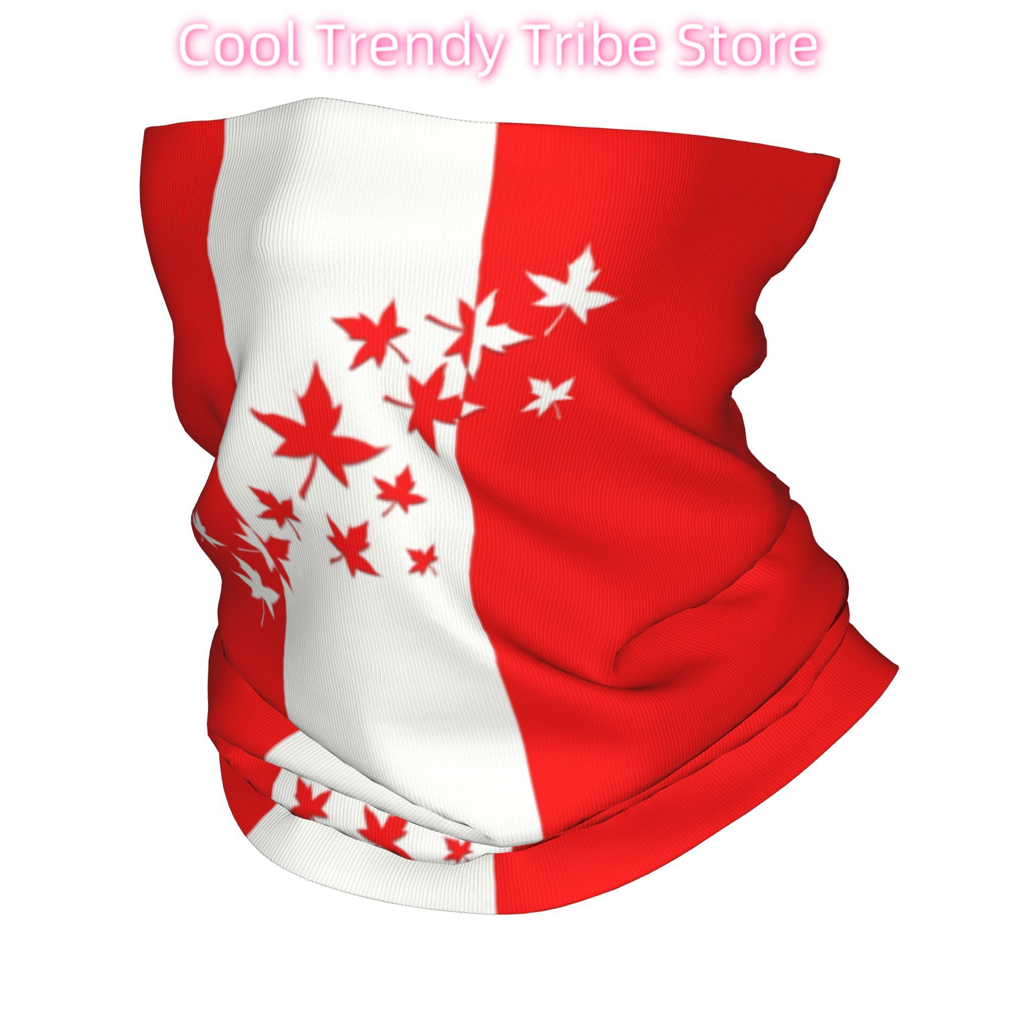 Custom Maple Leaf Canada Flag  - Neck Warmer Tube recension och pris