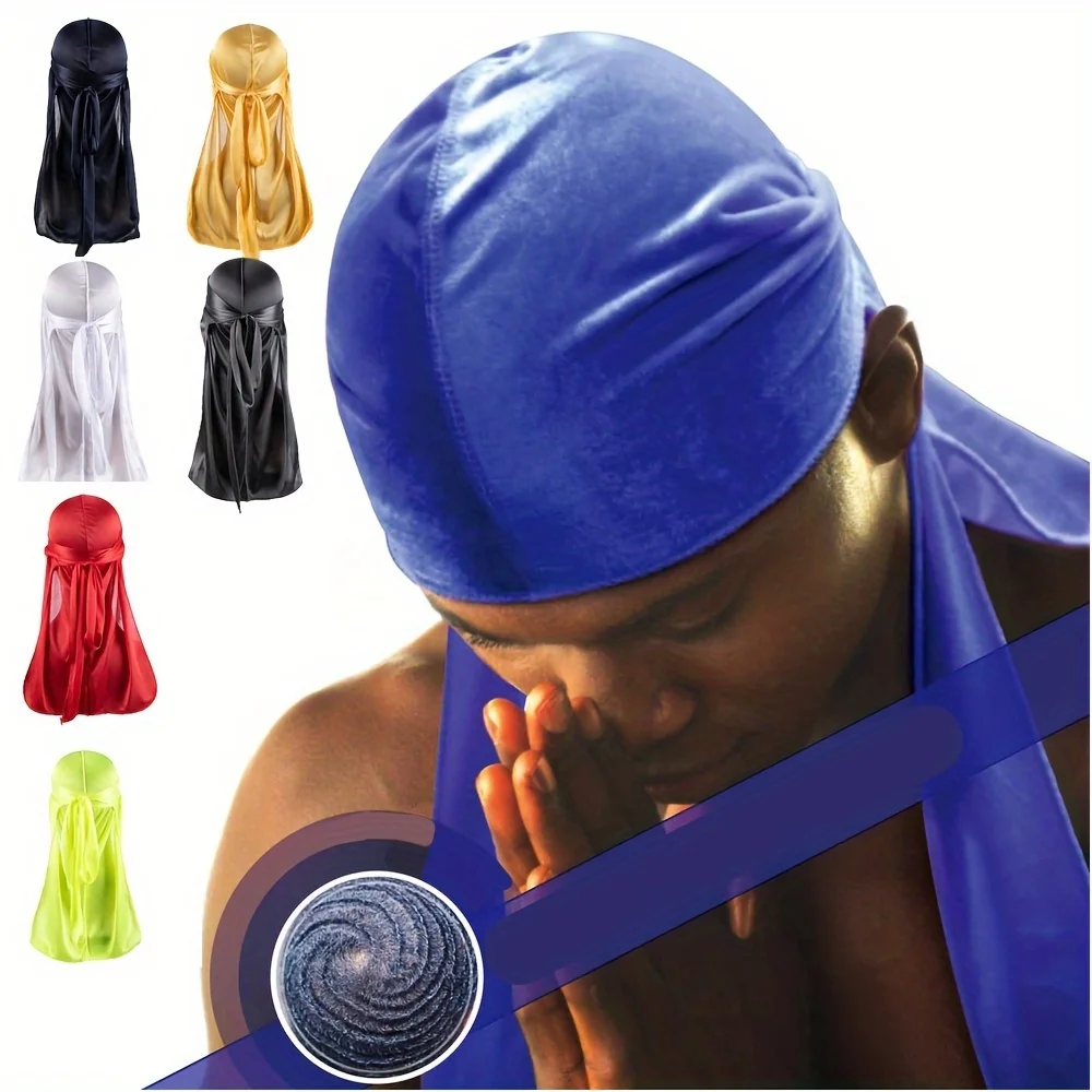 Men's Silk Durag Bonnet Bandan - Bandana Doo Rag recension och pris