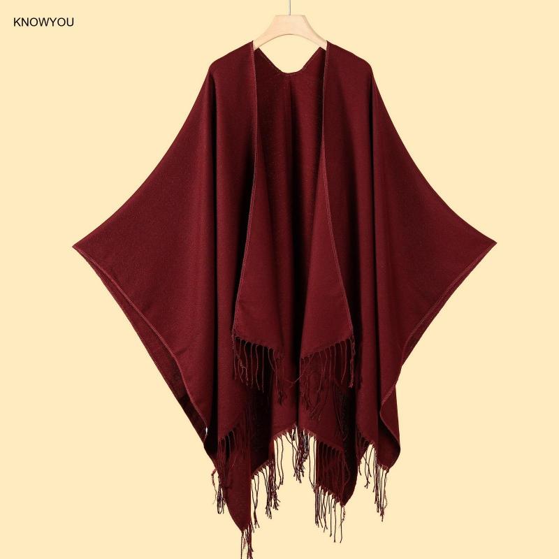 Solid Color Ponchos Men Women  - Muffler Men Wool recension och pris