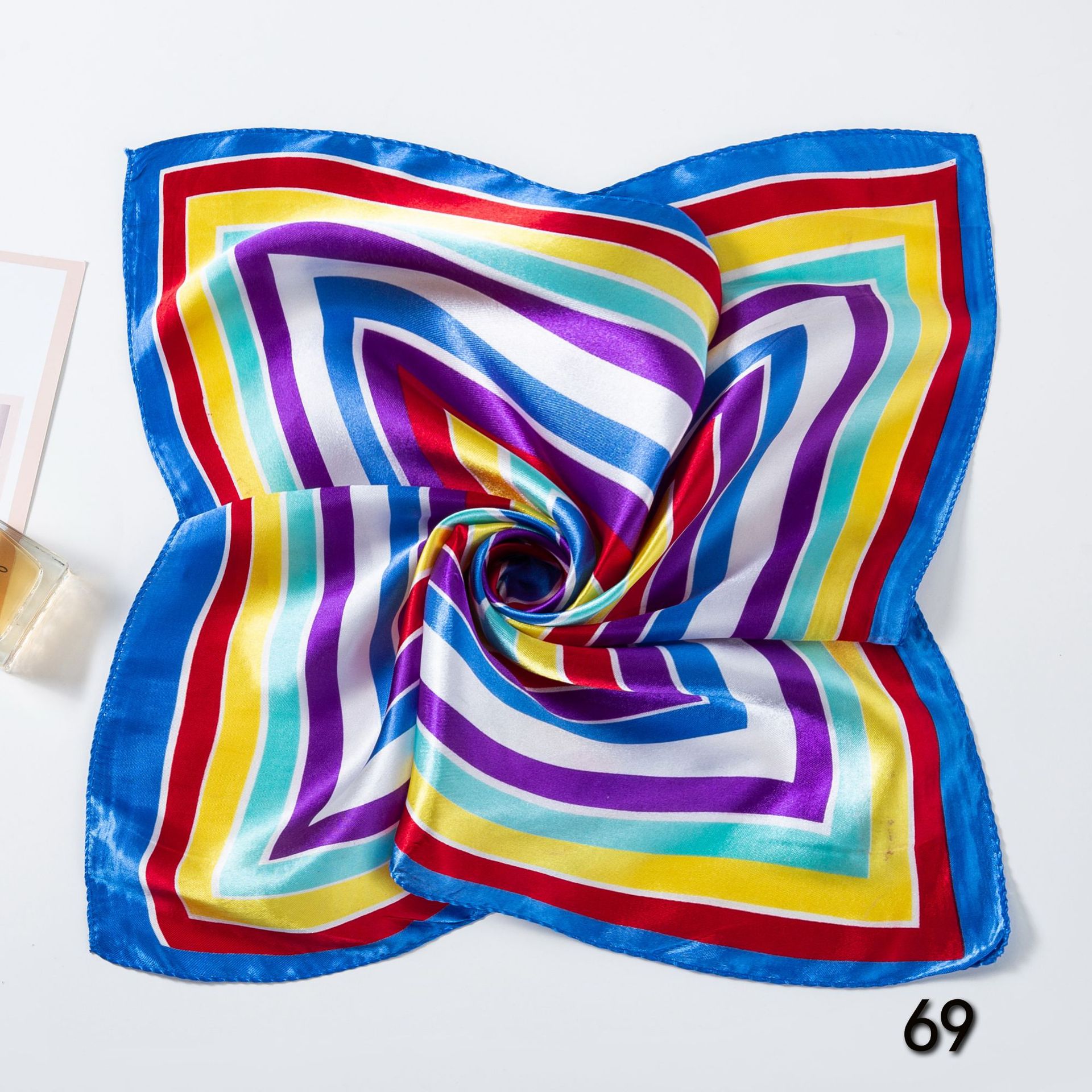 50*50cm Square Silk Scarves Sc - Ascot Neck Scarf recension och pris