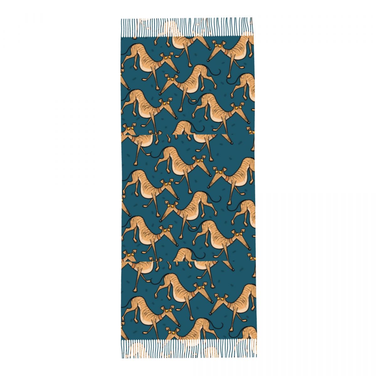 Greyhound Whippet Lurcher Dog  - Pashmina Wrap Large recension och pris