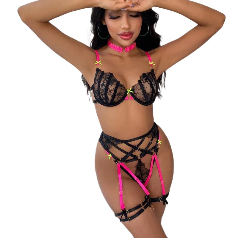 Bikini Fashion Sexy 6-Piece Se - Silk Tie Striped recension och pris