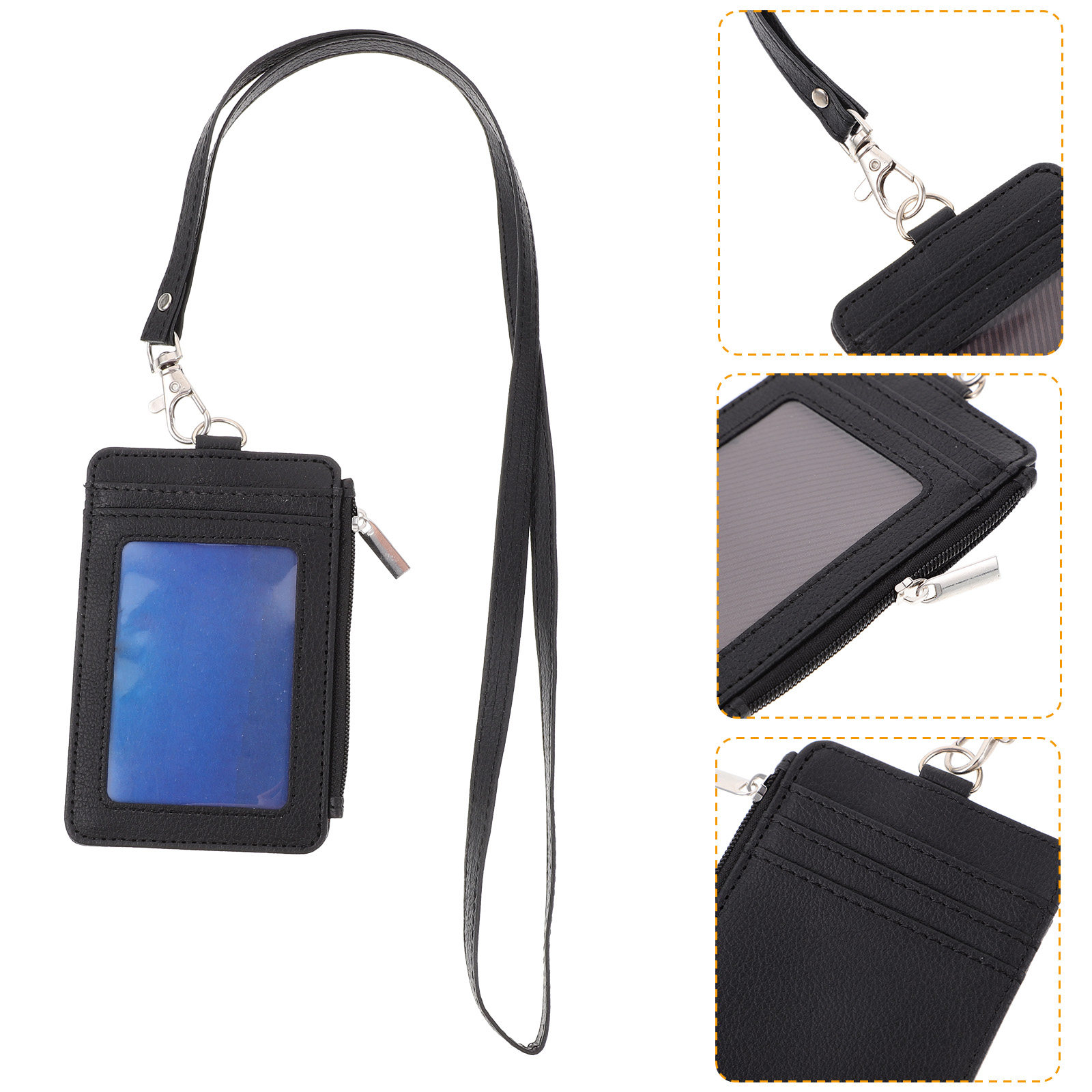 Id Card Holder Card Sleeve Wea - Lanyard Badge Holder recension och pris