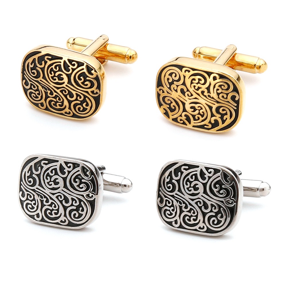 High Quality Gold Cufflinks Vi - Tie Clip Silver recension och pris