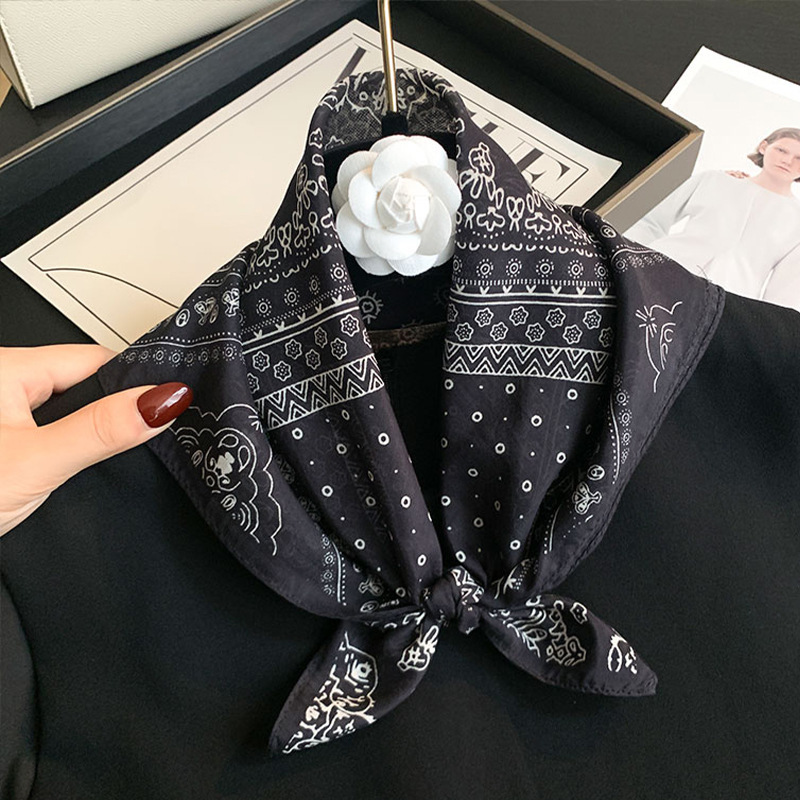 70% cotton 30% silk Scarf Wome - Bandana Cotton recension och pris